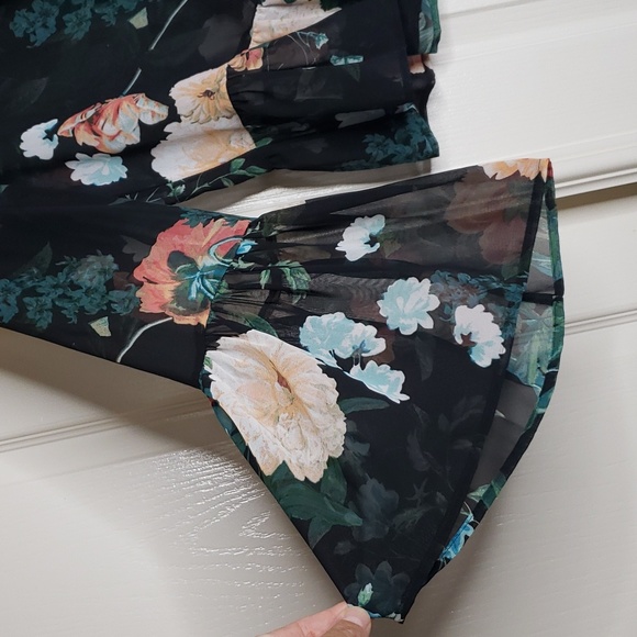 NWT INC Blouse Floral Print Size M - Picture 4 of 9